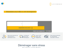 Tablet Screenshot of demenageurs-internationaux.ch